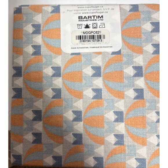 Fabric Creations Fat Quarters 100% Cotton 18" X 21" Geometric Pattern Quilting - Picture 4 of 4